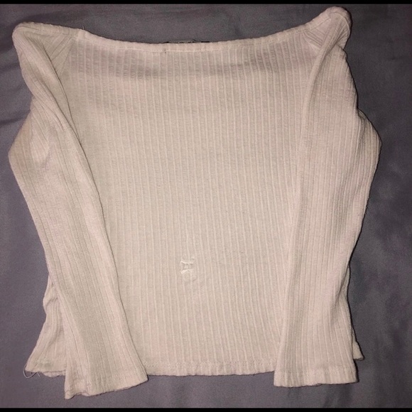 half sleeve off the shoulder top - Picture 2 of 3